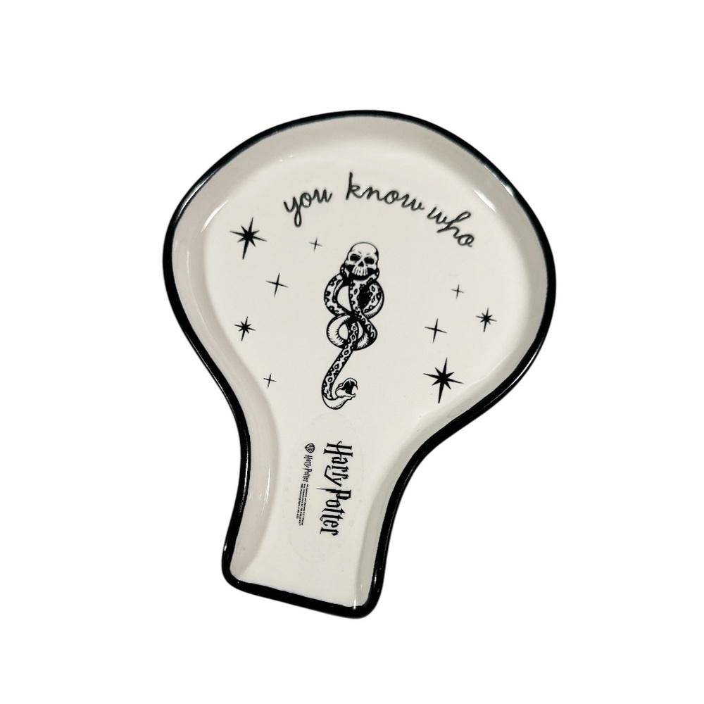 NEW Rae Dunn HARRY POTTER YOU KNOW WHO Spoon Rest/Trinket Dish